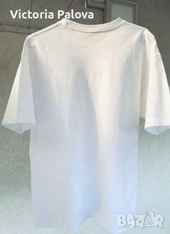Качествена бяла тениска TACOMA унисекс, снимка 5 - Тениски - 45262793