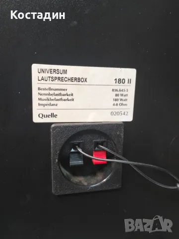 Продавам Усилвател и тонколони UNIVERSUM, снимка 11 - Ресийвъри, усилватели, смесителни пултове - 49693668