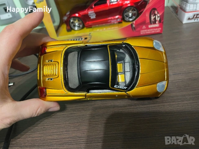 Мащабен модел Toyota MR2 MR 1:24 Jada Toys Бързи и Яростни, снимка 7 - Колекции - 53465399