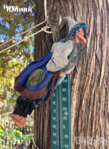 Висяща Баба Яга, снимка 5 - Декорация за дома - 54021061