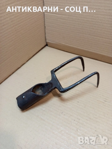 Соц Стара Ръчно Кована Грапа 0.450кг. НОМЕР 343., снимка 4 - Антикварни и старинни предмети - 53879233