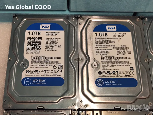 WD HDD 3.5 1TB - Твърди дискове / Хард диск за компютър / DVR - NVR, снимка 2 - Твърди дискове - 50367708