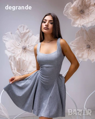 Уникална дамска рокля с връзки отзад, снимка 2 - Рокли - 50944721