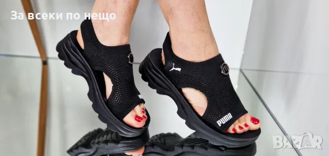 Puma Дамски Черни Сандали С Метален Акцент Пума Код P606