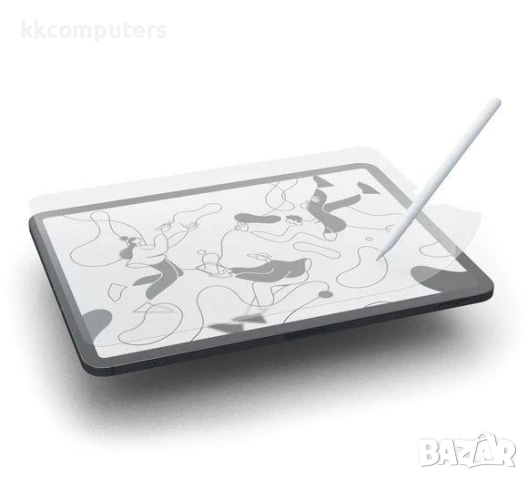 Силиконов screen protector Kuzoom за iPad Air3 10.5" / Pro 10.5" Баркод : 2402495, снимка 2 - Фолия, протектори - 54024674