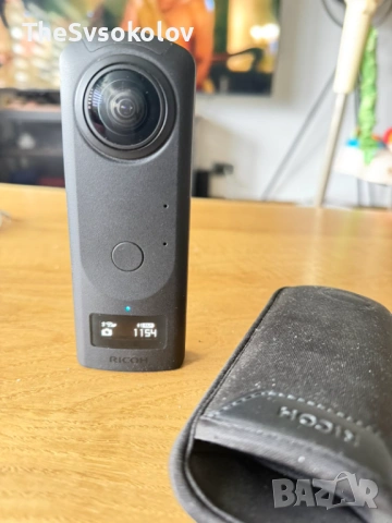 360 камера за снимки и видео - Ricoh Theta Z1 19GB /като нова/, снимка 2 - Камери - 54275710