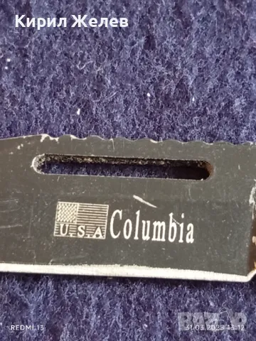 Острие на нож Columbia USA здраво остро за КОЛЕКЦИЯ ДЕКОРАЦИЯ 12030, снимка 2 - Ножове - 49708781
