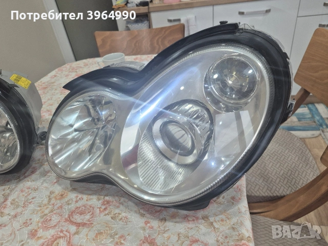 Кристални Оригинални КСЕНОНОВИ фарове BOSCH за Мерцедес С клас W203 , снимка 2 - Части - 53905530
