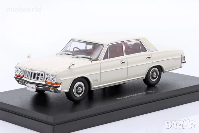 NISSAN PRESIDENT 252 1987 - мащаб 1:43 на Ebbro моделът е нов в PVC дисплей-кейс
