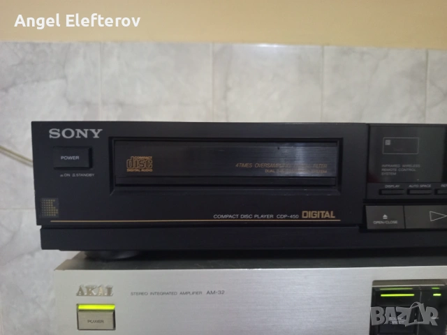 Sony CDP-450, снимка 7 - Ресийвъри, усилватели, смесителни пултове - 53637259