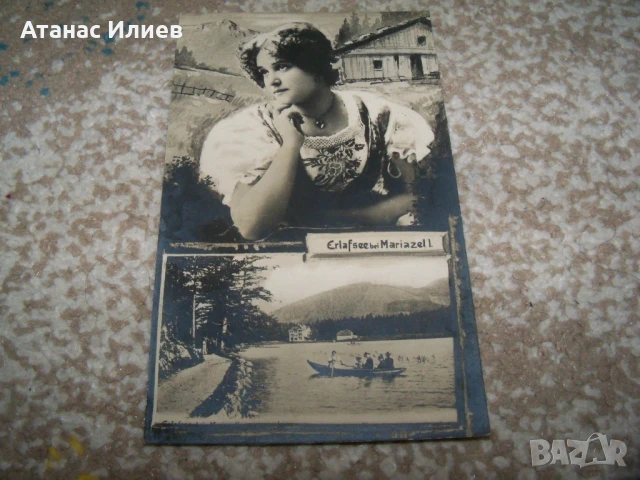 Стара романтична пощенска картичка, отлична, снимка 2 - Филателия - 50774138