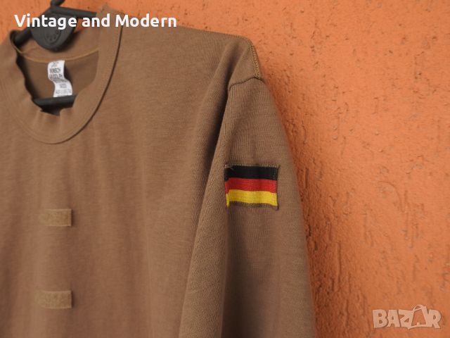 Бундесвер германска армия кафява тактическа тениска (М) , снимка 3 - Тениски - 45303957
