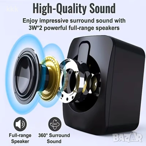 Настолни високоговорители, снимка 6 - Слушалки и портативни колонки - 53822469