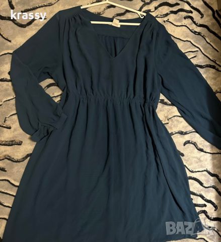 Макси дамска рокля от шифон (размер ХЛ)