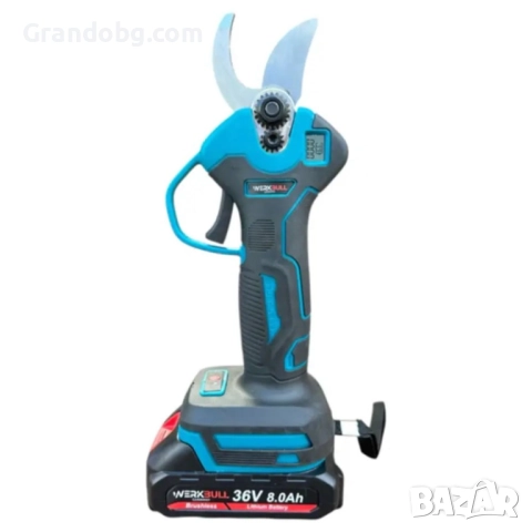 Професионална Немска Лозарска ножица с дисплей WerkBull + резервен нож, снимка 2 - Други инструменти - 52108856