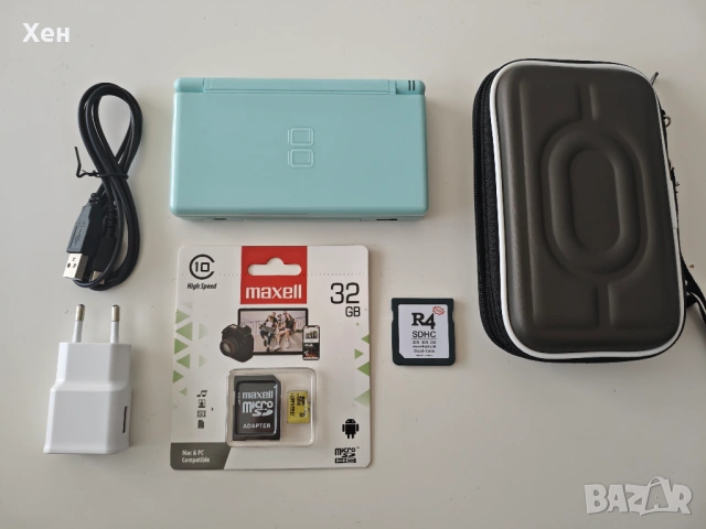 Nintendo DS Lite + R4 + качени много игри