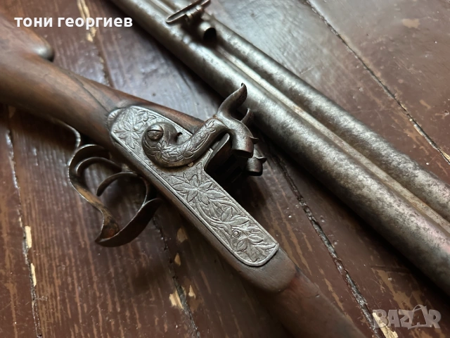 ДВЕ ДИМЯЩИ ДУЛА - ЛОВНА ПУШКА 1850 г., снимка 14 - Ловно оръжие - 54139869