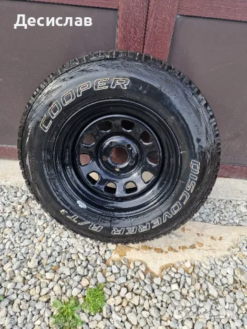 Гума + джанта 5х114.3 235/70/16, снимка 2 - Гуми и джанти - 50057578