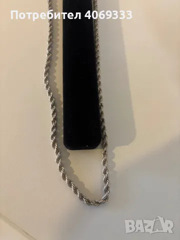 Дамско сребърно колие 54.49гр, снимка 5 - Колиета, медальони, синджири - 49910815
