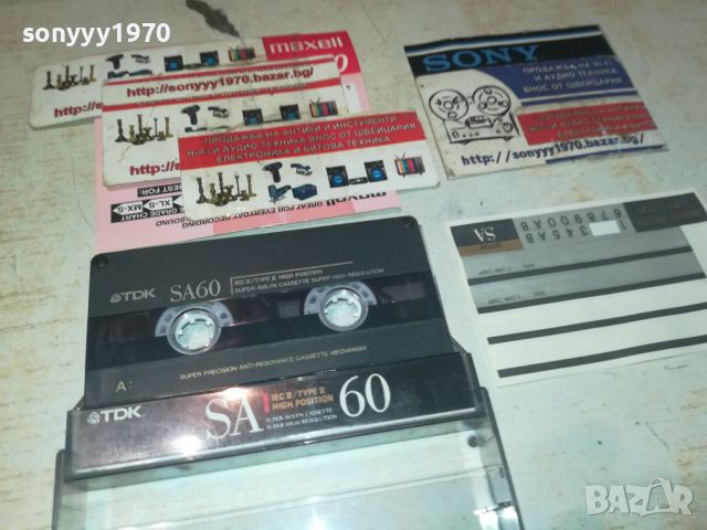 TDK SA60 TAPE 0508241928, снимка 6 - Аудио касети - 46811800