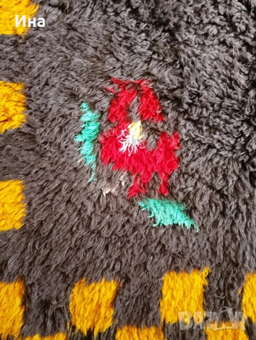 Китеник,халище, губер ,1.86/1.35 м, снимка 3 - Покривки за легло - 52840119