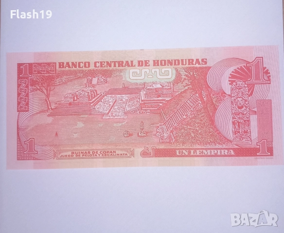 Хондурас 1 лемпира 2014 UNC, снимка 2 - Нумизматика и бонистика - 51860899