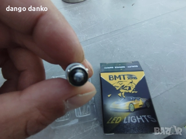 H21W LED червени светлини, снимка 2 - Части - 54238433