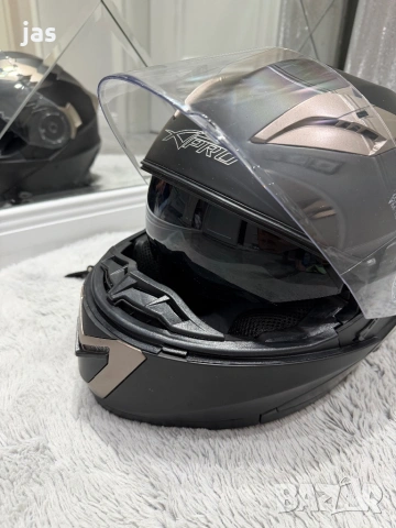 Каска за мотор A-Pro Lancer (отваряща се)  Размер - ХL, снимка 7 - Аксесоари и консумативи - 53892652