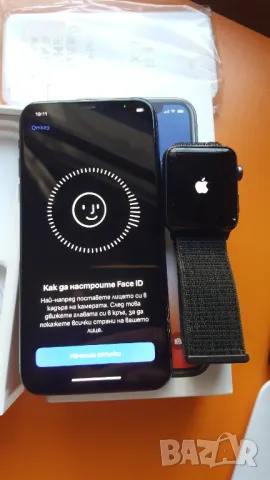 Iphone X Black + Apple Watch 3 Cellular, снимка 4 - Apple iPhone - 46850252