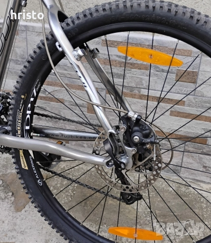АЛУМИНИЕВ велосипед FUJI 26", DEORE, снимка 12 - Велосипеди - 52847259