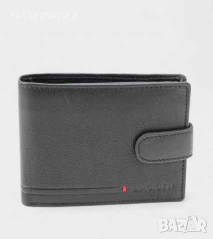 Mъжки портфейл от естествена кожа със закопчаване Biagiotti LB-7671-56, снимка 5 - Портфейли, портмонета - 51546037