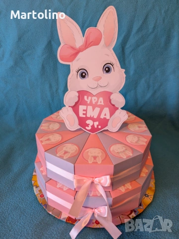 Картонена торта Лило и Стич, снимка 14 - Други - 53015186