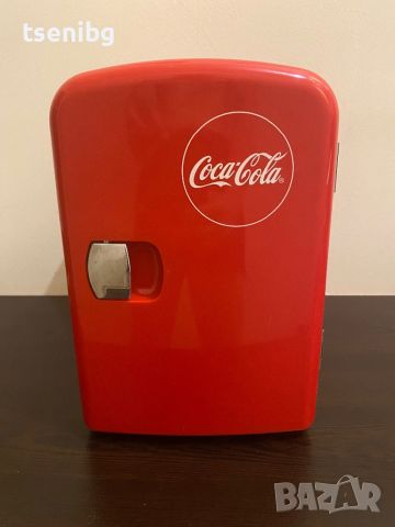 Портативен Мини хладилник Coca Cola, с две функции охлаждане и затопляне, червен, снимка 1 - Хладилници - 46467908