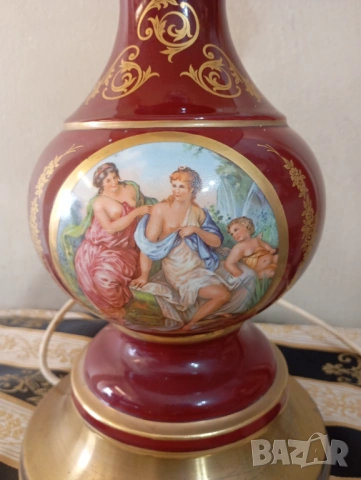 Барокова настолна лампа, снимка 2 - Настолни лампи - 53752795