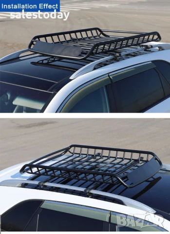 Багажник за автомибил, Стоманен, 120х100см, снимка 3 - Аксесоари и консумативи - 50958889