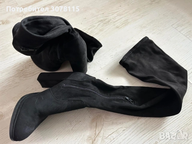Чизми от велур , снимка 2 - Дамски ботуши - 54091094