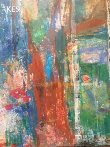 Брезички в гората, снимка 4 - Картини - 54295047