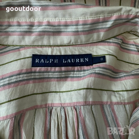 Ralph Lauren Silk Ruffle Front Blouse (8), снимка 3 - Ризи - 53955623
