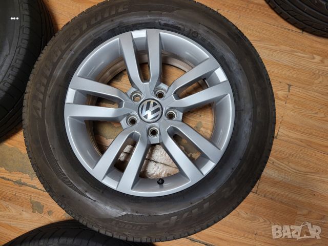 Vw 16 5x112 Tiguan оригинали лети джанти 215/65/16 Тигуан, снимка 6 - Гуми и джанти - 46154550