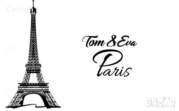 Дамска чанта Tom & Eva Paris, снимка 2 - Чанти - 52429307
