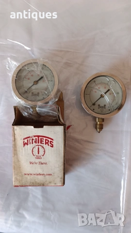 Манометър - WINTERS - PFQ1365 - 2.5"x1/4" - 0-25bar/celsius