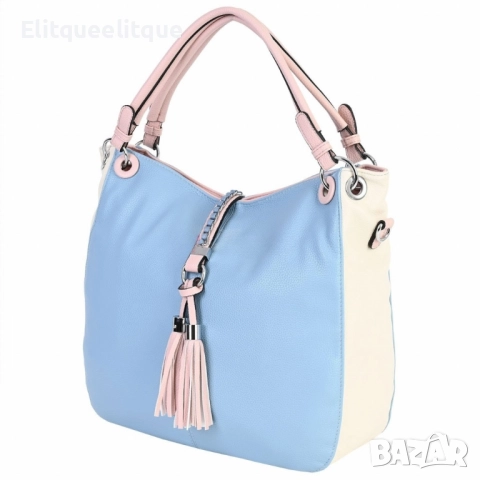 Дамска чанта тип торба от еко кожа, различни цветове, снимка 11 - Чанти - 52273296