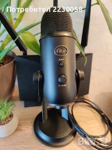 Микрофон Blue Yeti Black, снимка 7 - Микрофони - 49340409