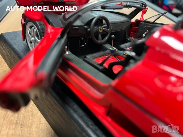 Рядък модел метална колекционерска количка FERRARI F50 CABRIO 1:18, снимка 8 - Колекции - 50988098