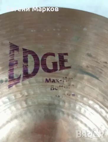 Продавам фус чинели Zildjian EDGE Max rock 14"USA , снимка 1 - Ударни инструменти - 49228338