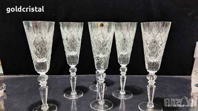 кристални чаши 