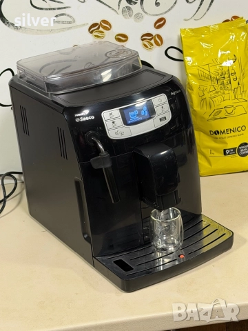 Кафемашина кафе автомат Saeco Philips INTELİA с гаранция, снимка 2 - Кафемашини - 52243448