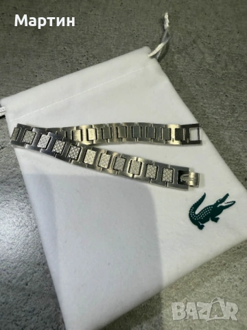Lacoste Metropole Гривна (ИМЕЙЛ за АВТЕНТИЧНОСТ), снимка 3 - Гривни - 53528494
