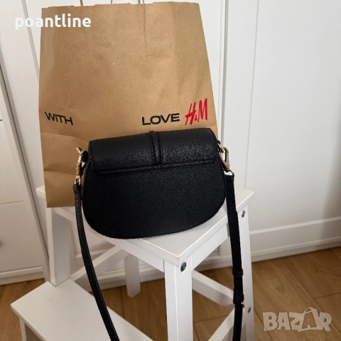 НЕРАЗОПАКОВАНИ! H&M чанта с презрамка + подаръци аксесоари за коса, нокторезачка, снимка 5 - Чанти - 52317519
