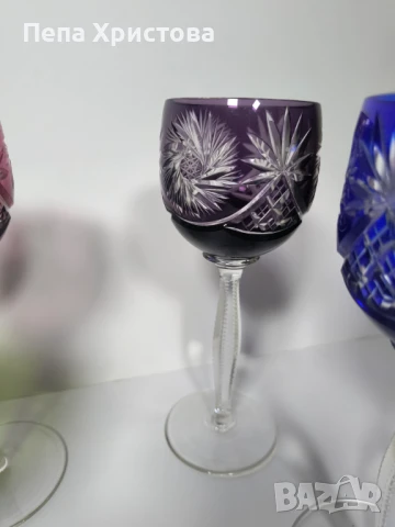 Комплект от 6 броя чаши за вино, снимка 6 - Чаши - 51078707